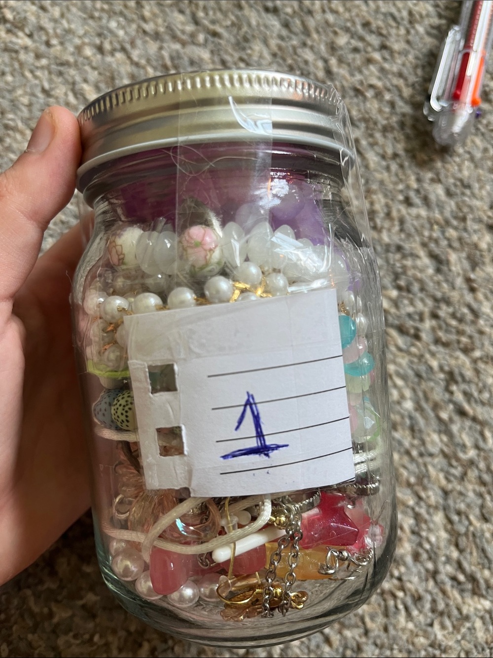 Mystery jewelry jar